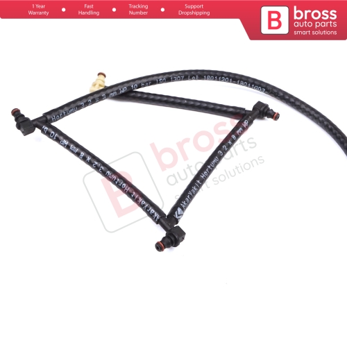 Fuel Line Tube Assy Overflow Return Pipe Hose for Ford Fiesta MK5 MK6 Fusion 1.4TDCi F6JA F6JB 2S6Q9K022BD