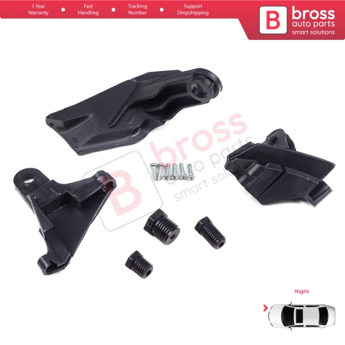 Headlight Headlamp Repair Brackets Tabs Right for Mercedes E Class W211 S211 2002-2009 A2118201414