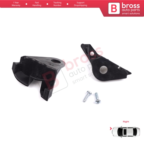 Headlight Holder Mount Repair Bracket Tab Set Right Side for Citroen C4 MK1 LC Coupe MK1 THE 2004–2010 621284