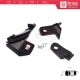 Headlight Holder Mount Repair Bracket Tab Set Left Side for Fiat Doblo MK2 263 2010-2014 Pre-Facelift 51810672...