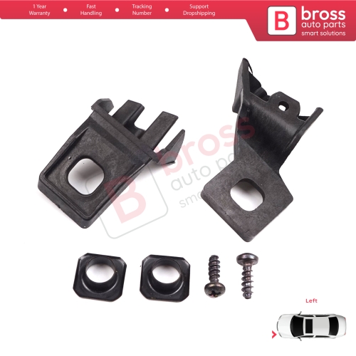 Headlight Holder Mount Repair Bracket Tab Set Left Side for VW Polo MK3 MK4 6N 9N 1994-2008 6Q0998225