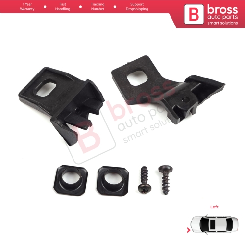 Headlight Holder Mount Repair Bracket Tab Set Left Side for VW Polo MK3 MK4 6N 9N 1994-2008 6Q0998225