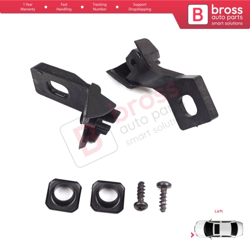 Headlight Holder Mount Repair Bracket Tab Set Left Side for VW Polo MK3 MK4 6N 9N 1994-2008 6Q0998225