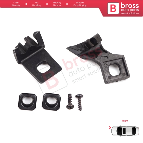 Headlight Holder Mount Repair Bracket Tab Set Right Side for VW Polo MK3 MK4 6N 9N 1994-2008 6Q0998226...