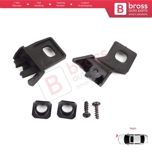 Headlight Holder Mount Repair Bracket Tab Set Right Side for VW Polo MK3 MK4 6N 9N 1994-2008 6Q0998226...