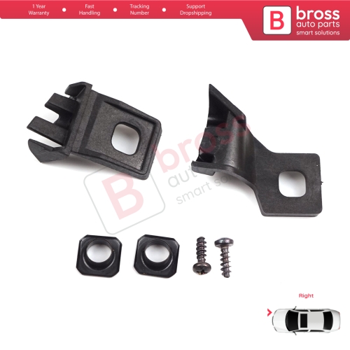 Headlight Holder Mount Repair Bracket Tab Set Right Side for VW Polo MK3 MK4 6N 9N 1994-2008 6Q0998226...