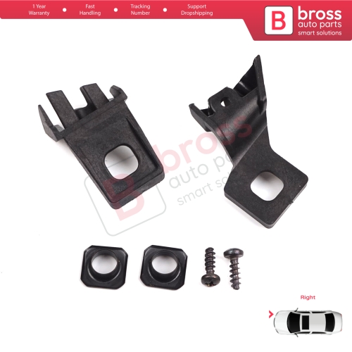 Headlight Holder Mount Repair Bracket Tab Set Right Side for VW Polo MK3 MK4 6N 9N 1994-2008 6Q0998226...