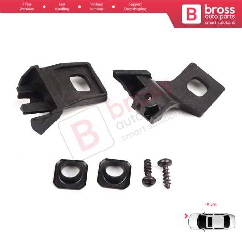 Headlight Holder Mount Repair Bracket Tab Set Right Side for VW Polo MK3 MK4 6N 9N 1994-2008 6Q0998226...