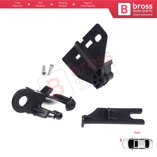 Headlight Holder Mount Repair Bracket Tab Set Right Side for Renault Clio MK4 BH KH Estate HB Van 2012-2020 260106624R