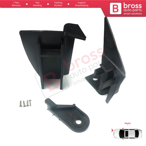 Headlight Holder Mount Repair Bracket Tab Set Right Side for Renault Dacia Lodgy Dokker 2012-On 260102414R