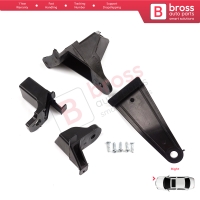 Headlight Holder Mount Repair Bracket Tab Set Right Side for Renault Symbol MK3 2013-2017 Pre-Facelift 260106223R