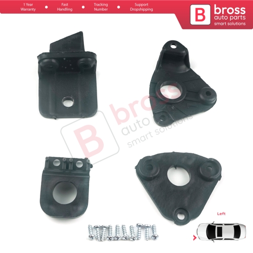 Headlight Holder Mount Repair Bracket Tab Set Left Side for VW Caddy MK3 2K 2C Touran MK1 1T3 2010-2015 2K5998225...