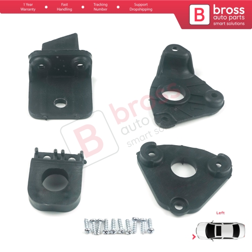 Headlight Holder Mount Repair Bracket Tab Set Left Side for VW Caddy MK3 2K 2C Touran MK1 1T3 2010-2015 2K5998225...