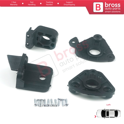 Headlight Holder Mount Repair Bracket Tab Set Left Side for VW Caddy MK3 2K 2C Touran MK1 1T3 2010-2015 2K5998225...