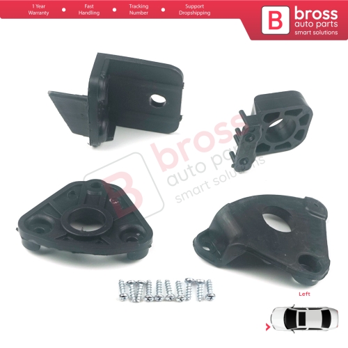 Headlight Holder Mount Repair Bracket Tab Set Left Side for VW Caddy MK3 2K 2C Touran MK1 1T3 2010-2015 2K5998225...