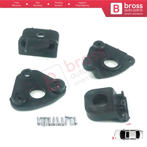 Headlight Holder Mount Repair Bracket Tab Set Left Side for VW Caddy MK3 2K 2C Touran MK1 1T3 2010-2015 2K5998225...