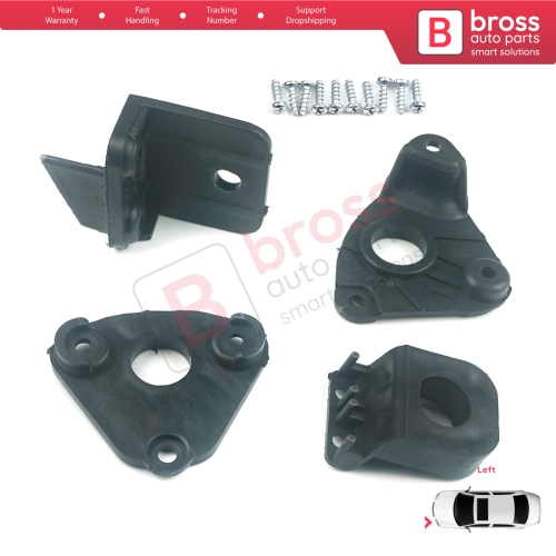 Headlight Holder Mount Repair Bracket Tab Set Left Side for VW Caddy MK3 2K 2C Touran MK1 1T3 2010-2015 2K5998225...