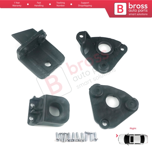 Headlight Holder Mount Repair Bracket Tab Set Right Side for VW Caddy MK3 2K 2C Touran MK1 1T3 2010-2015 2K5998226...