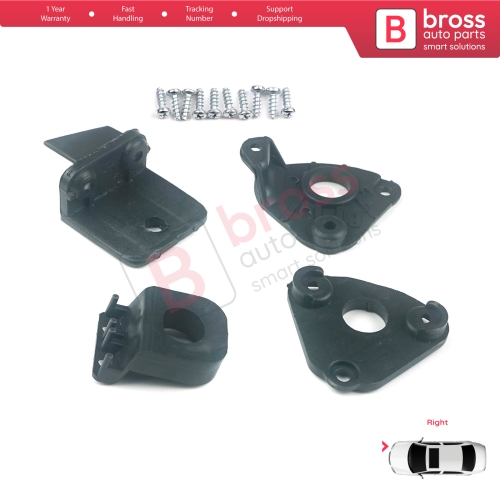 Headlight Holder Mount Repair Bracket Tab Set Right Side for VW Caddy MK3 2K 2C Touran MK1 1T3 2010-2015 2K5998226...