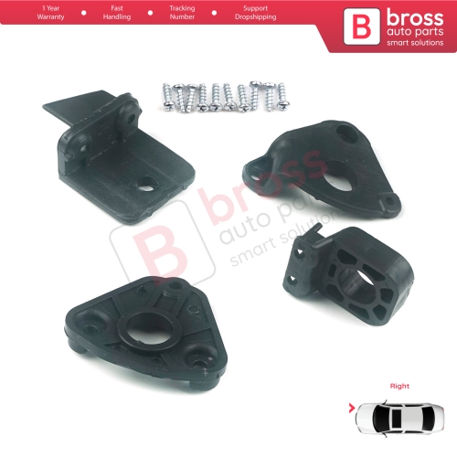 Headlight Holder Mount Repair Bracket Tab Set Right Side for VW Caddy MK3 2K 2C Touran MK1 1T3 2010-2015 2K5998226...