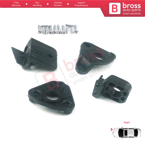 Headlight Holder Mount Repair Bracket Tab Set Right Side for VW Caddy MK3 2K 2C Touran MK1 1T3 2010-2015 2K5998226...