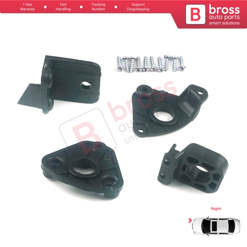 Headlight Holder Mount Repair Bracket Tab Set Right Side for VW Caddy MK3 2K 2C Touran MK1 1T3 2010-2015 2K5998226...