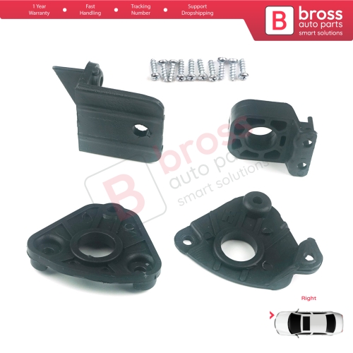 Headlight Holder Mount Repair Bracket Tab Set Right Side for VW Caddy MK3 2K 2C Touran MK1 1T3 2010-2015 2K5998226...