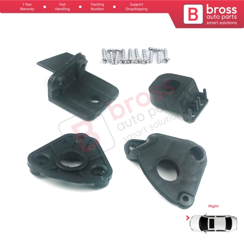 Headlight Holder Mount Repair Bracket Tab Set Right Side for VW Caddy MK3 2K 2C Touran MK1 1T3 2010-2015 2K5998226...