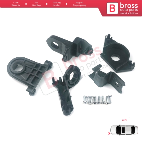 Headlight Holder Mount Repair Bracket Tab Set Left Side for Seat Leon MK3 5F 2012-2020 5F0998225