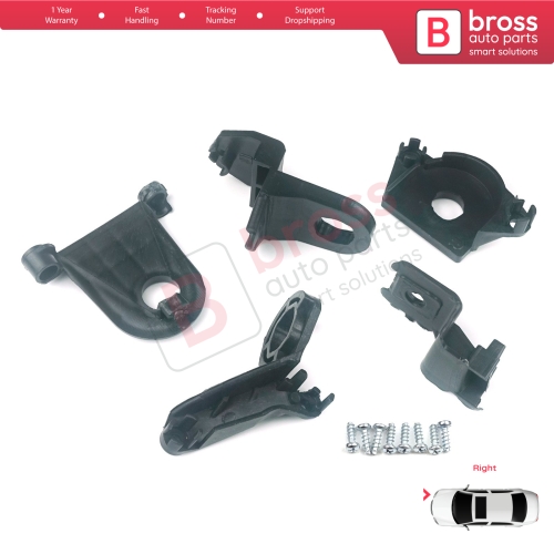 Headlight Holder Mount Repair Bracket Tab Set Right Side for Seat Leon MK3 5F 2012-2020 5F0998226