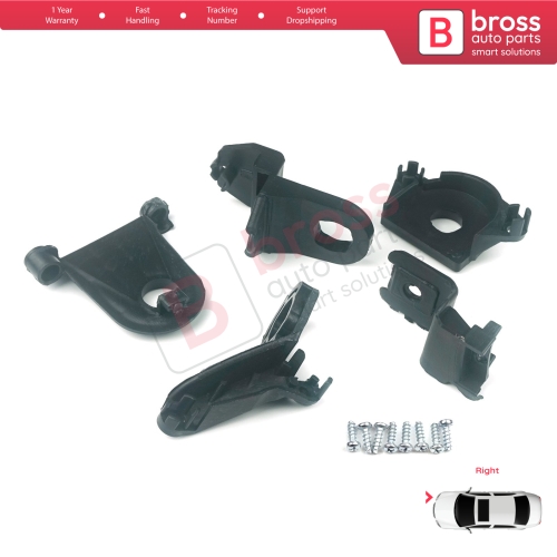 Headlight Holder Mount Repair Bracket Tab Set Right Side for Seat Leon MK3 5F 2012-2020 5F0998226