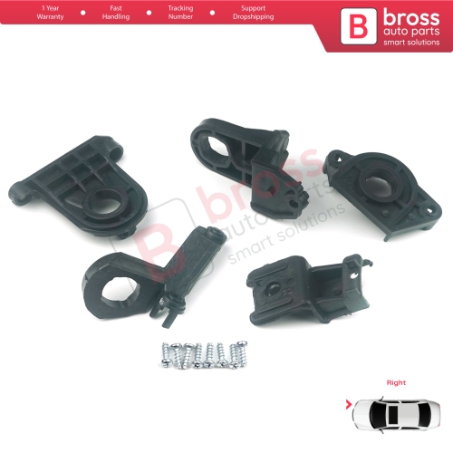 Headlight Holder Mount Repair Bracket Tab Set Right Side for Seat Leon MK3 5F 2012-2020 5F0998226