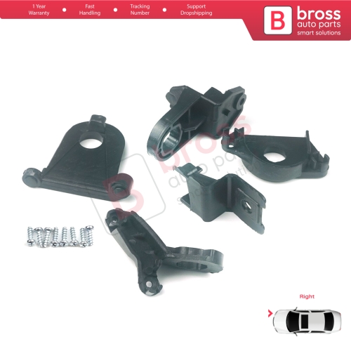 Headlight Holder Mount Repair Bracket Tab Set Right Side for Seat Leon MK3 5F 2012-2020 5F0998226