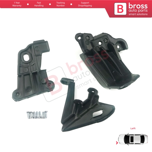 Headlight Holder Mount Repair Bracket Tab Set Left Side for Fiat Tipo 356 Egea 2015-On 50927927...