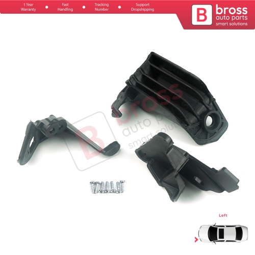 Headlight Holder Mount Repair Bracket Tab Set Left Side for Fiat Tipo 356 Egea 2015-On 50927927...