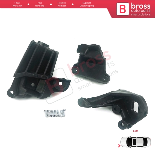 Headlight Holder Mount Repair Bracket Tab Set Left Side for Fiat Tipo 356 Egea 2015-On 50927927...