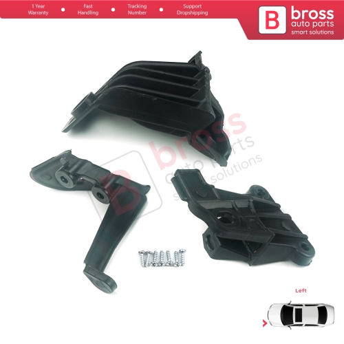 Headlight Holder Mount Repair Bracket Tab Set Left Side for Fiat Tipo 356 Egea 2015-On 50927927...