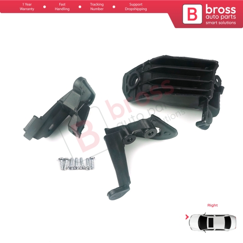 Headlight Holder Mount Repair Bracket Tab Set Right Side for Fiat Tipo 356 Egea 2015-On 50927929 ...