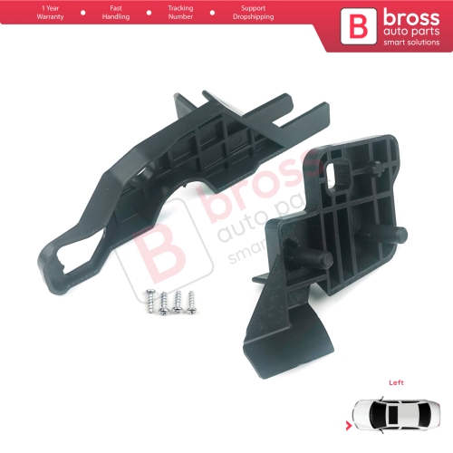 Headlight Holder Mount Repair Bracket Tab Set Left Side for Citroen C-Elysee 2012-2017 9675140080...