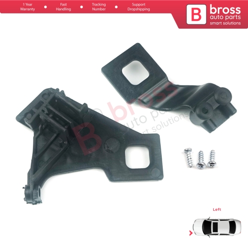 Headlight Holder Mount Repair Bracket Tab Set Left Side for Audi A4 RS4 8K2 B8.5 A5 S5 RS5 B8.5 8T0998121B