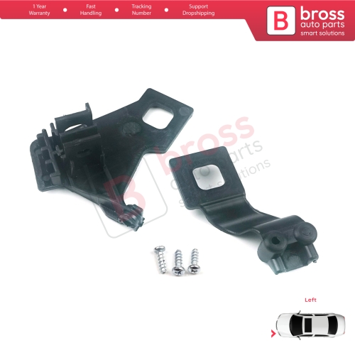 Headlight Holder Mount Repair Bracket Tab Set Left Side for Audi A4 RS4 8K2 B8.5 A5 S5 RS5 B8.5 8T0998121B