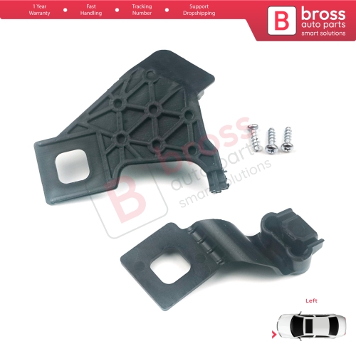 Headlight Holder Mount Repair Bracket Tab Set Left Side for Audi A4 RS4 8K2 B8.5 A5 S5 RS5 B8.5 8T0998121B