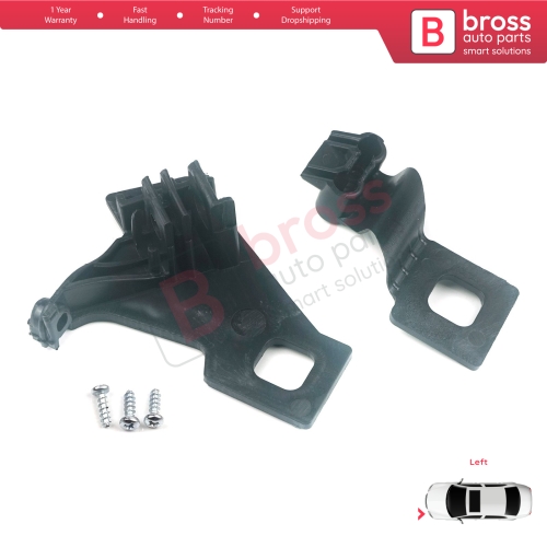 Headlight Holder Mount Repair Bracket Tab Set Left Side for Audi A4 RS4 8K2 B8.5 A5 S5 RS5 B8.5 8T0998121B