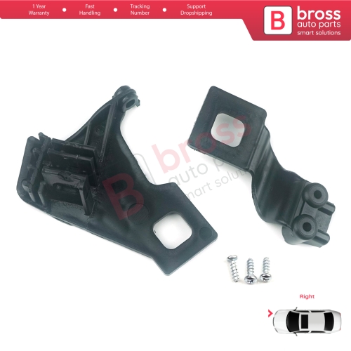 Headlight Holder Mount Repair Bracket Tab Set Right Side for Audi A4 RS4 8K2 B8.5 A5 S5 RS5 B8.5 8T0998122B