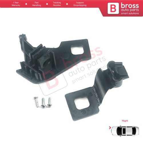 Headlight Holder Mount Repair Bracket Tab Set Right Side for Audi A4 RS4 8K2 B8.5 A5 S5 RS5 B8.5 8T0998122B