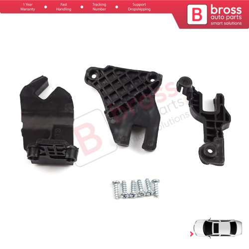 Headlight Holder Mount Repair Bracket Tab Set Left Side for Audi A6 C7 4G Avant Sedan A6L Allroad Quattro S6 4G0998121A...