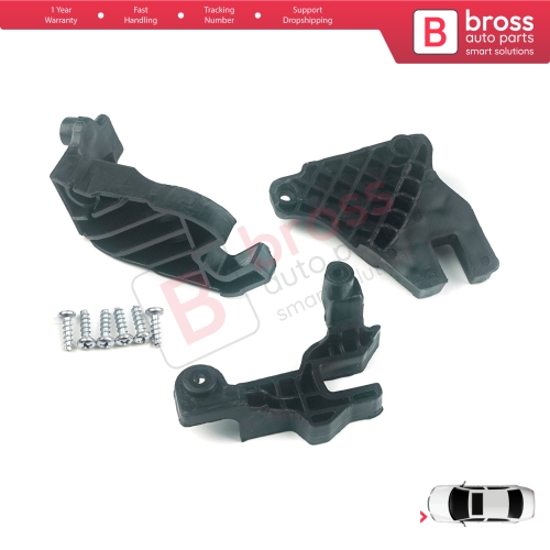 Headlight Holder Mount Repair Bracket Tab Set Left Side for Audi A6 C7 4G Avant Sedan A6L Allroad Quattro S6 4G0998121A...