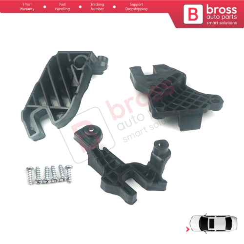 Headlight Holder Mount Repair Bracket Tab Set Left Side for Audi A6 C7 4G Avant Sedan A6L Allroad Quattro S6 4G0998121A...