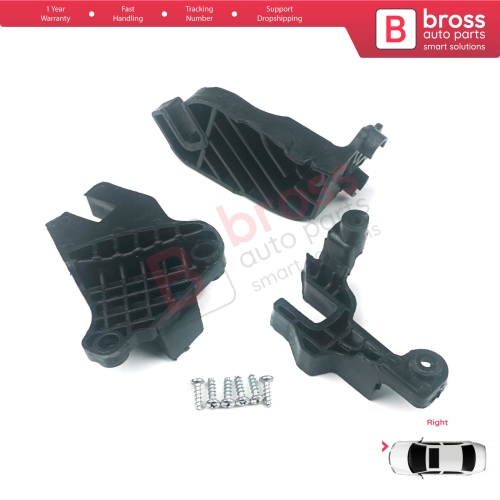 Headlight Holder Mount Repair Bracket Tab Set Right Side for Audi A6 C7 4G Avant Sedan A6L Allroad Quattro S6 4G0998122A