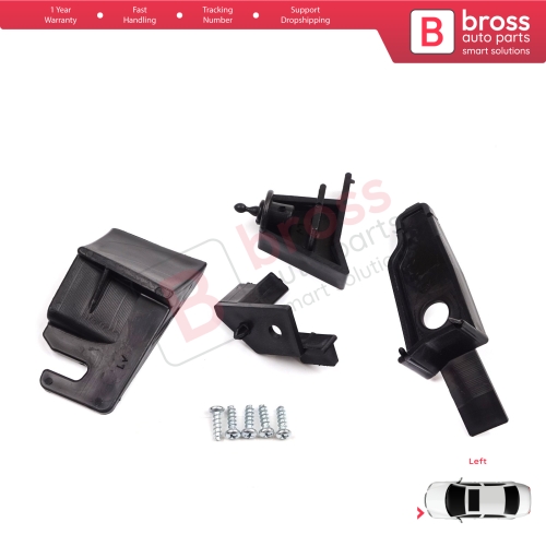 Headlight Holder Mount Repair Bracket Tab Set Left Side for Ford Transit Tourneo Courier MK1 2013-2022 ET7613W030